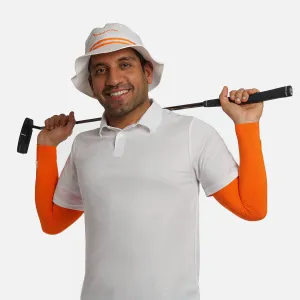 Crazy Orange Arm Sleeves - Adult