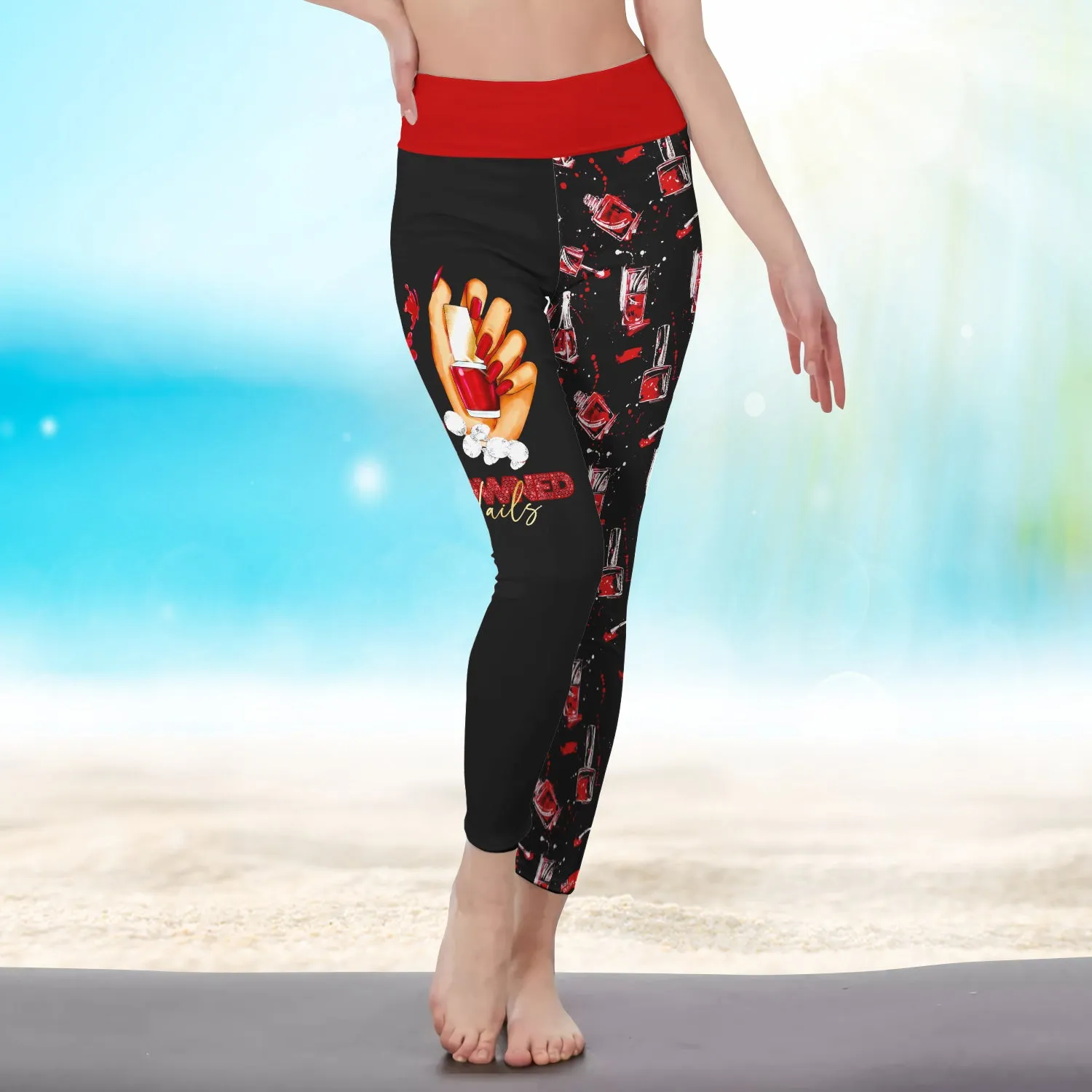 Crowned Nails 3D Legging Manicurist Gift Tad 12