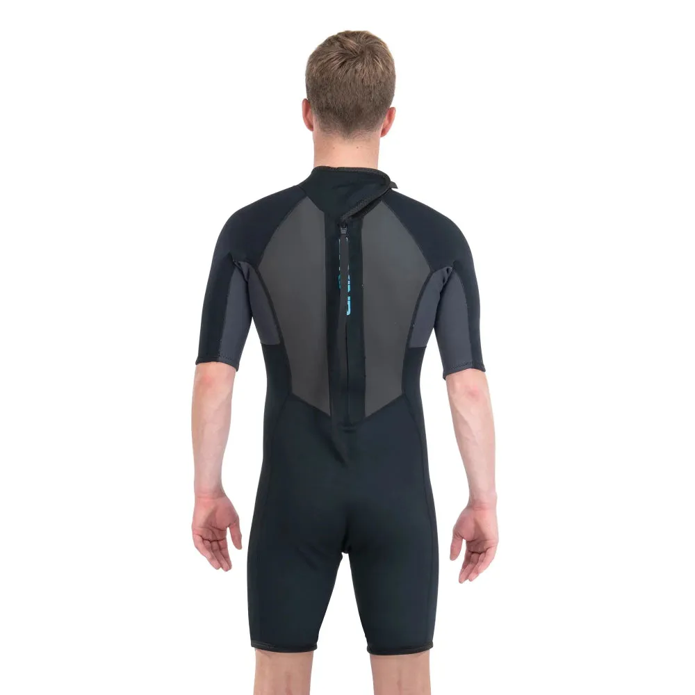 DAKINE QUANTUM 2MM BACK ZIP BLACK