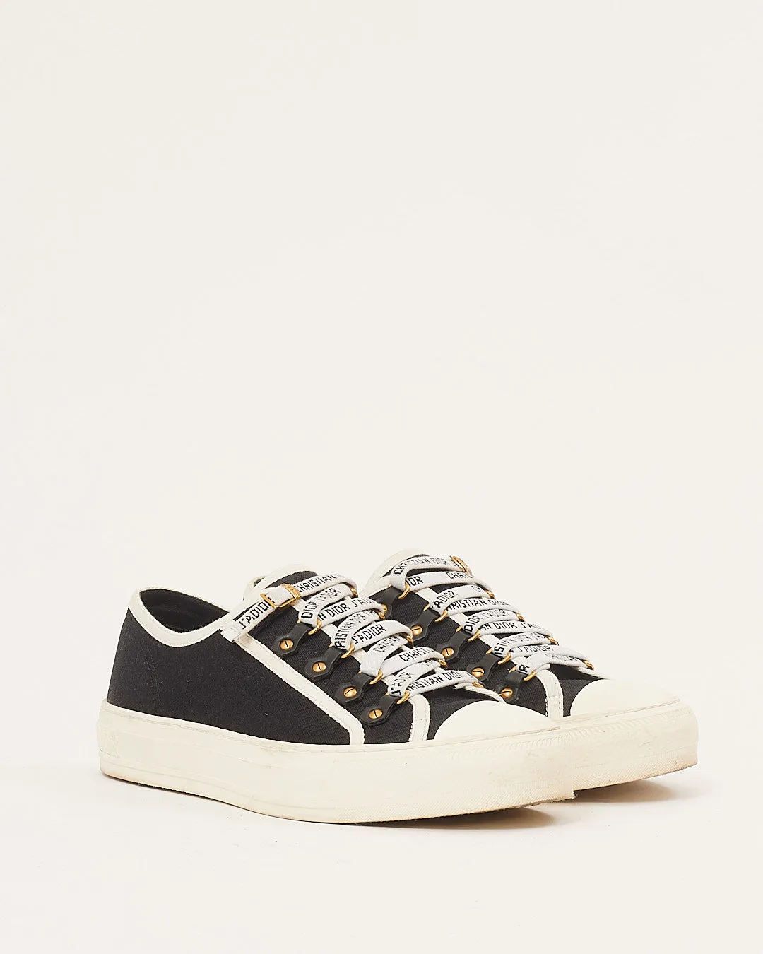 Dior Black Fabric Walk'N Dior Sneaker - 39