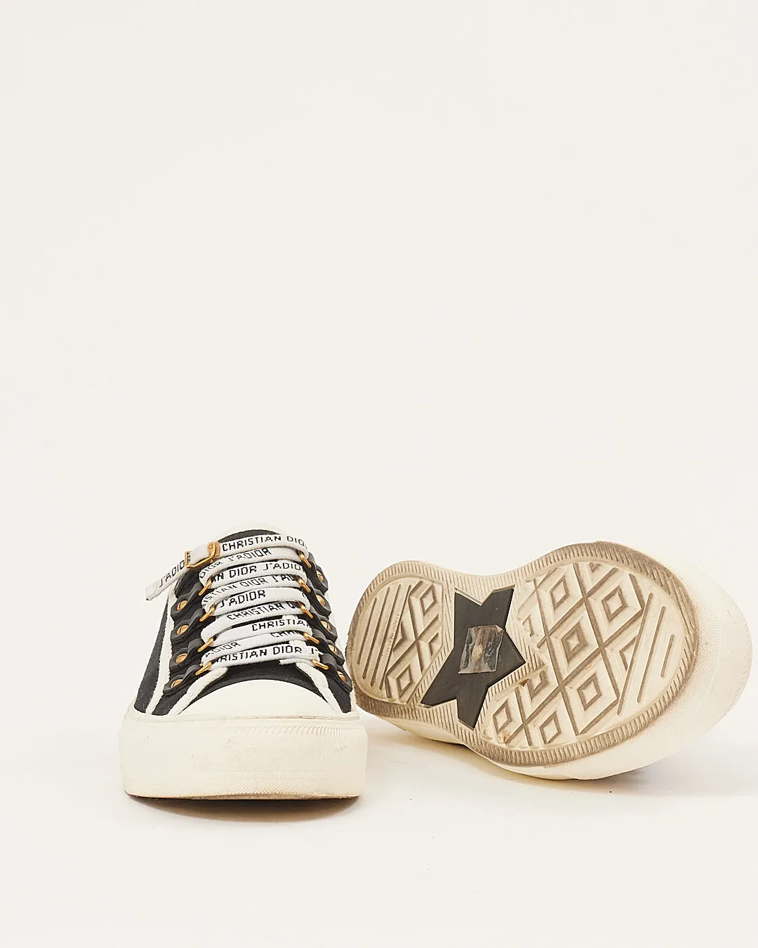Dior Black Fabric Walk'N Dior Sneaker - 39