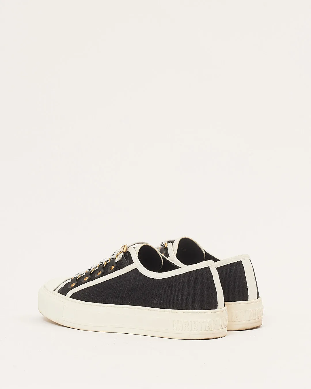 Dior Black Fabric Walk'N Dior Sneaker - 39