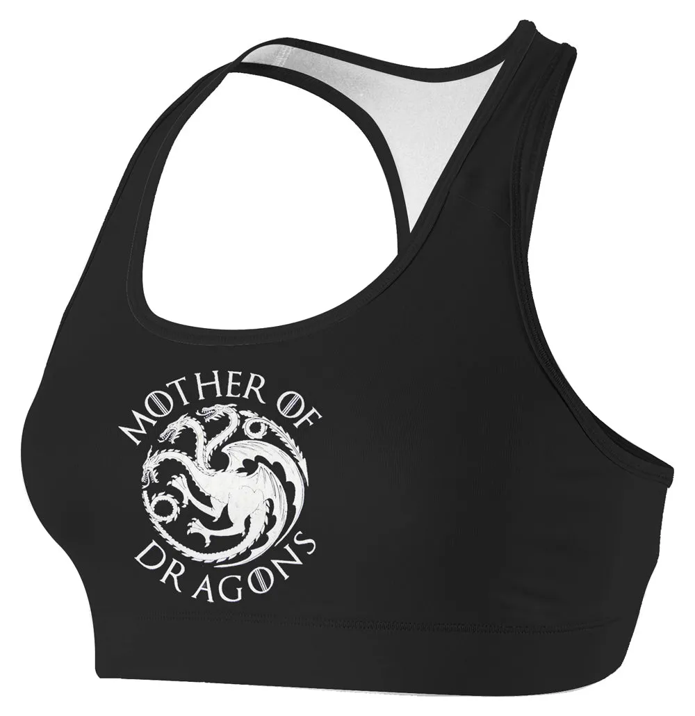 Dragon mom Mother of Dragons TRAINING PRO WOMEN SPORTS BRA