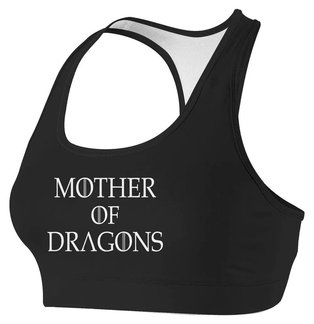 Dragon mom Mother of Dragons TRAINING PRO WOMEN SPORTS BRA
