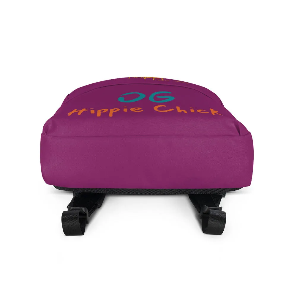 Eggplant Backpack - OG Hippie Chick
