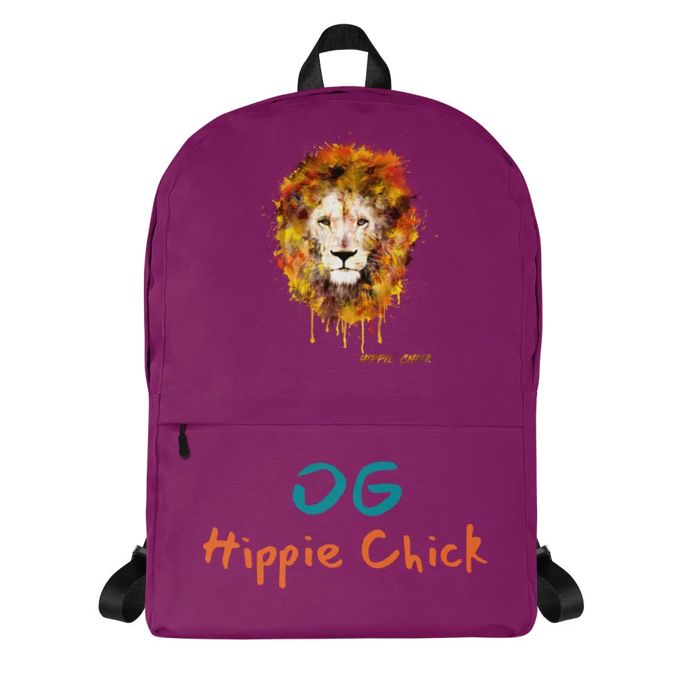 Eggplant Backpack - OG Hippie Chick