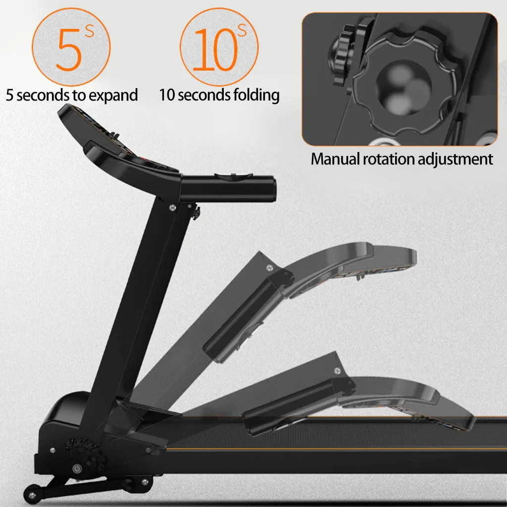 Electric Treadmill 2.0HP Folding Running Machine Exercise Motorized Power