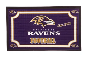 Embossed Door Mat-Baltimore Ravens,41em3802