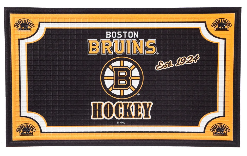 Embossed Door Mat-Boston Bruins,41em4351