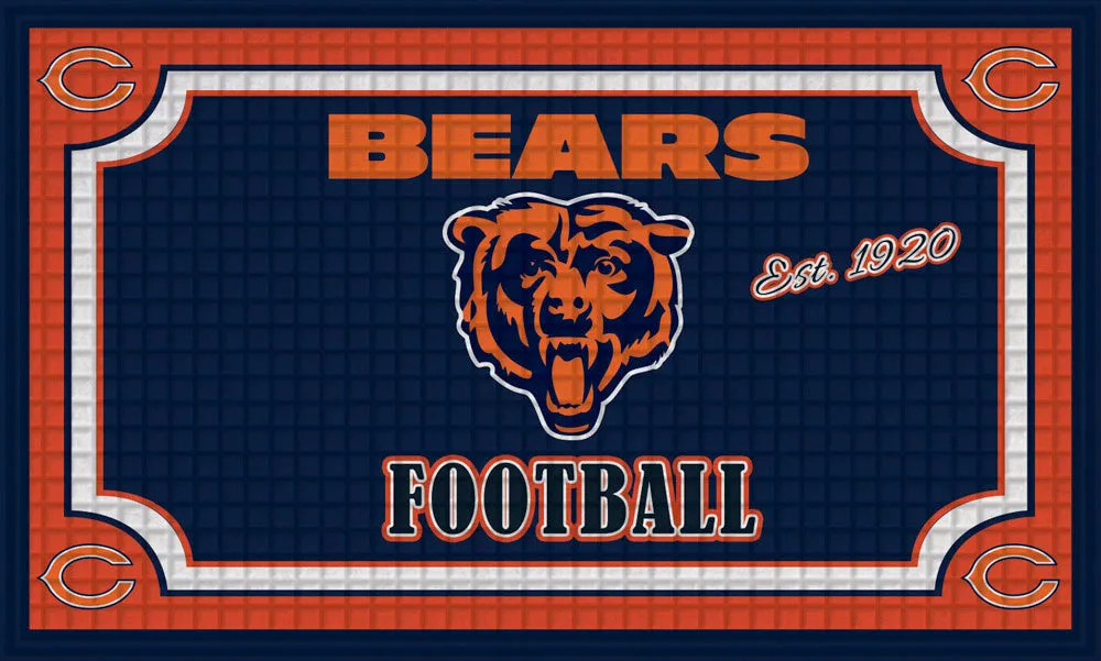 Embossed Door Mat-Chicago Bears,41em3805