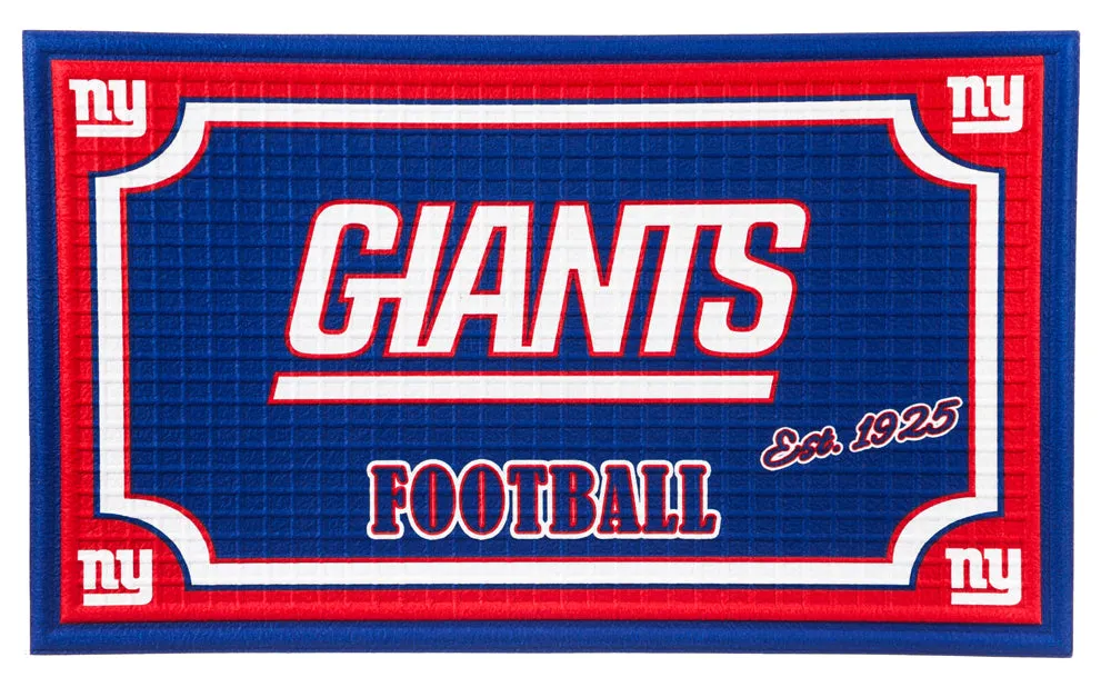 Embossed Door Mat-New York Giants,41em3820