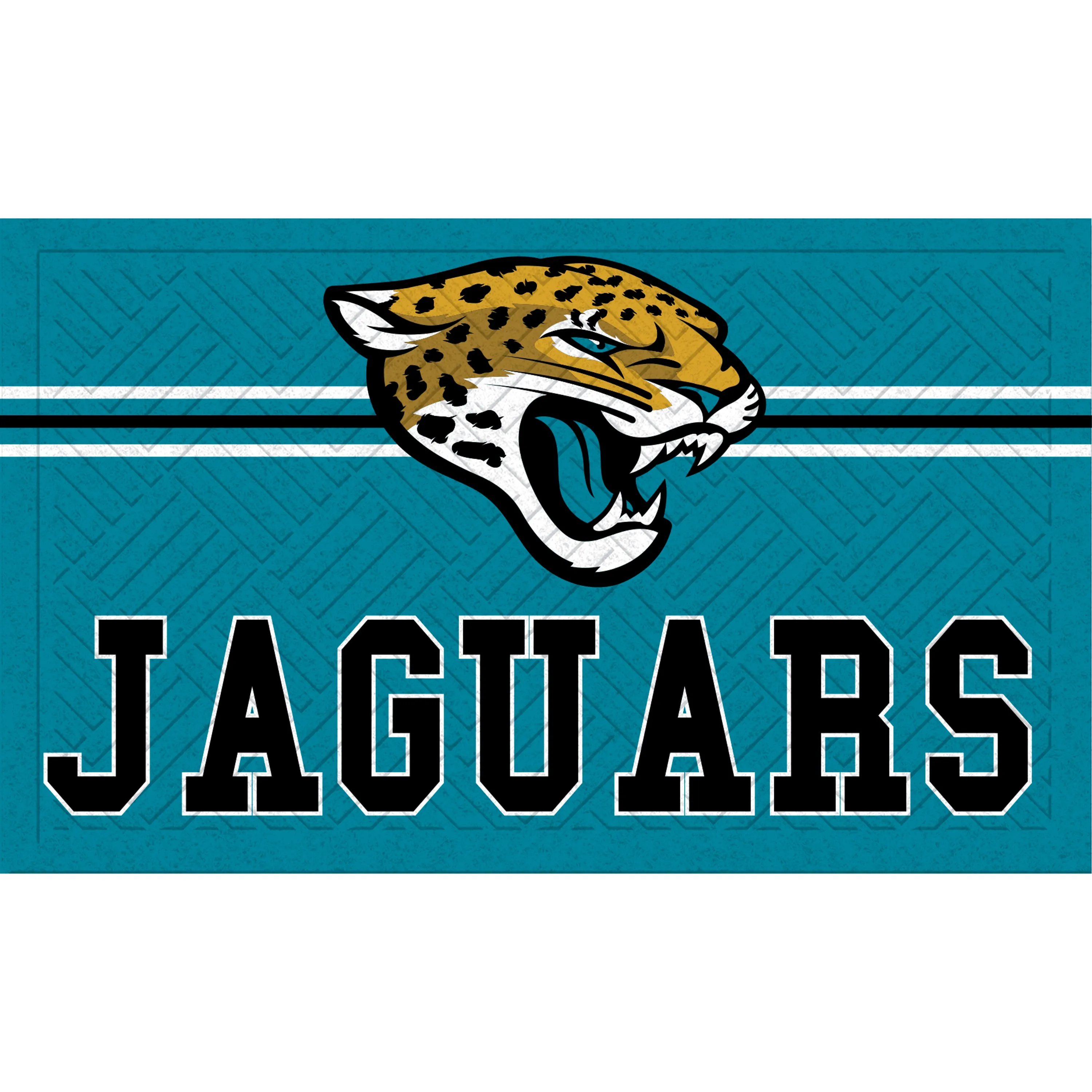 Embossed Mat, Cross Hatch, Jacksonville Jaguars,41em3814ch