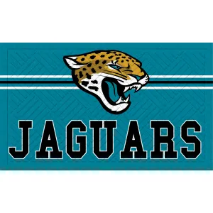 Embossed Mat, Cross Hatch, Jacksonville Jaguars,41em3814ch