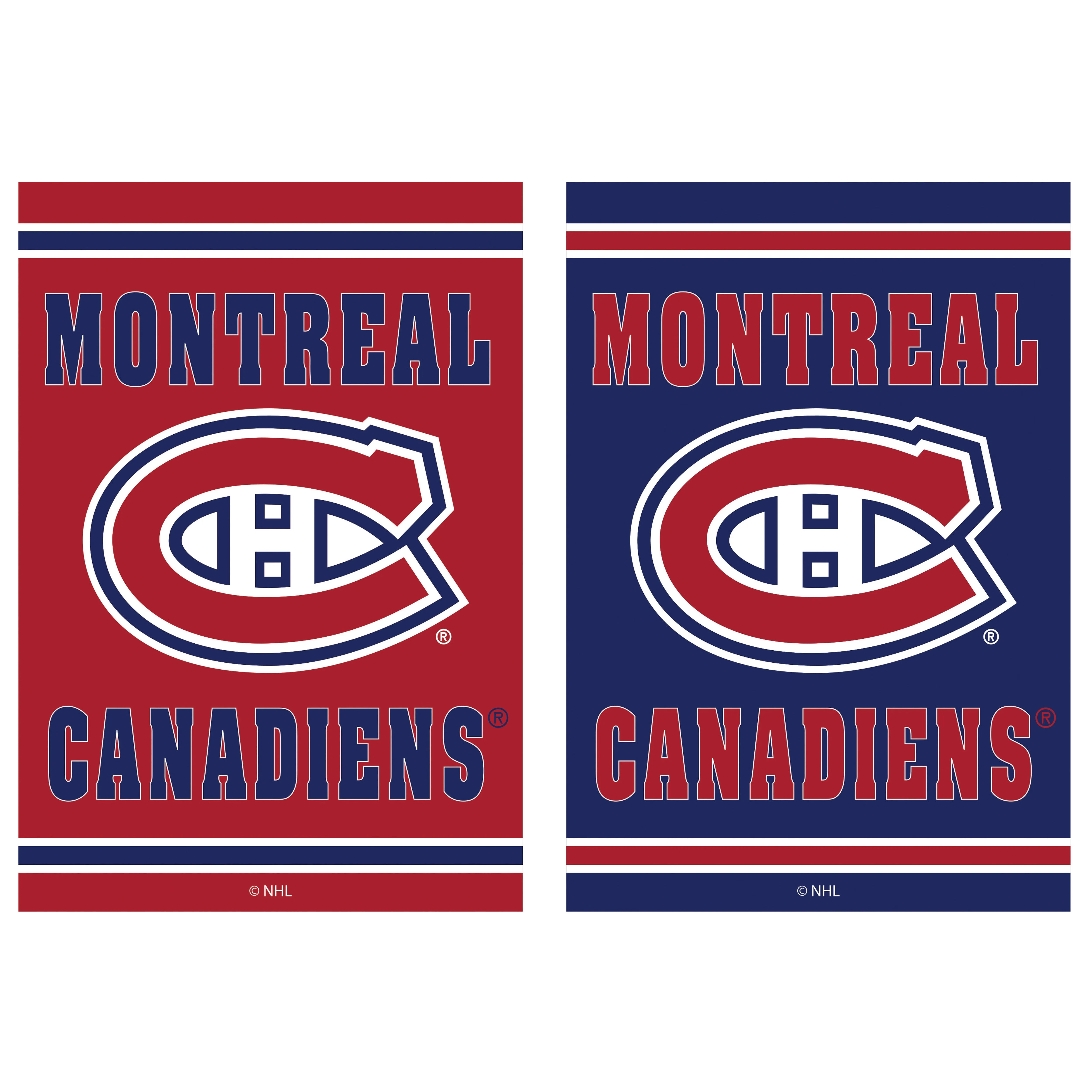 Embossed Suede Flag, House Size, Montreal Canadiens,13es4364