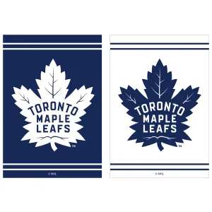 Embossed Suede Flag, House Size, Toronto Maple Leafs,13es4376