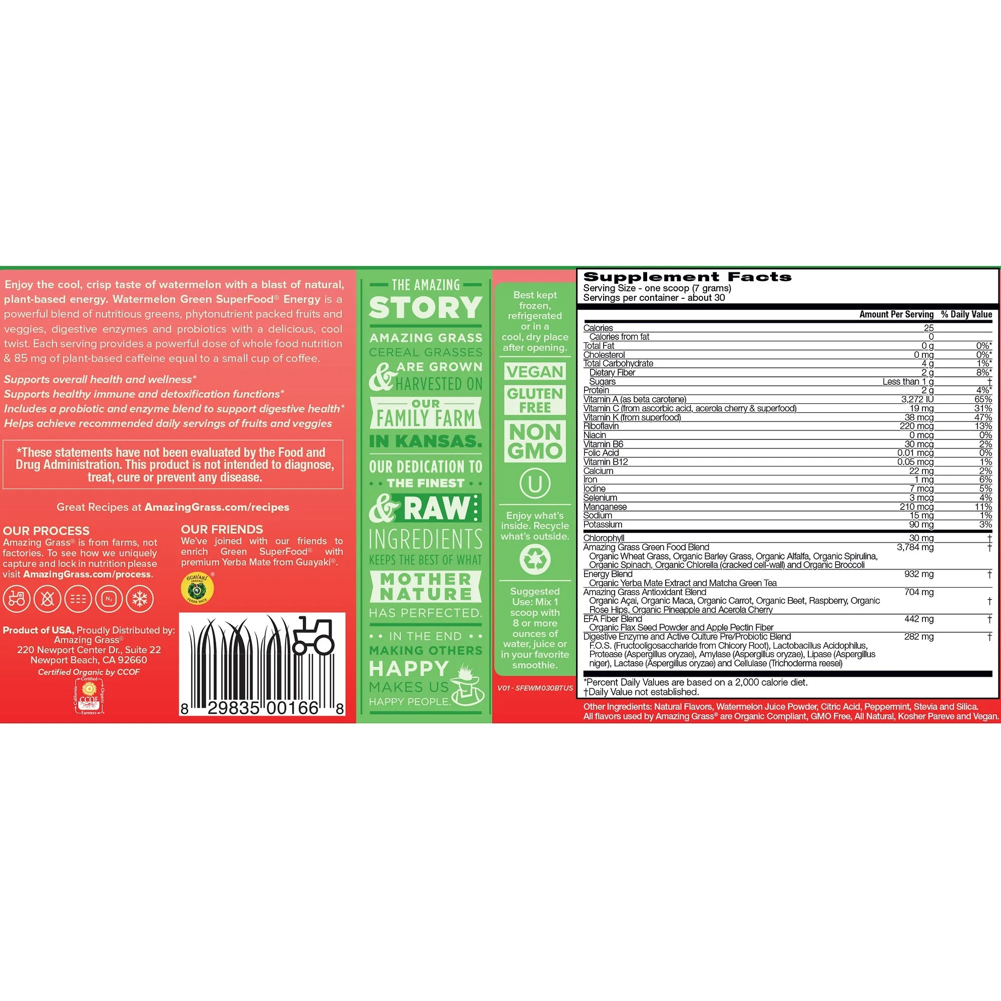 Energy Watermelon Green SuperFood