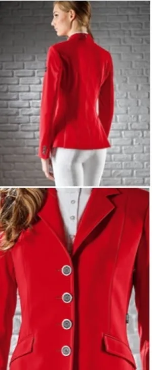 Equiline Women Shortcoat Gait Red