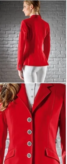 Equiline Women Shortcoat Gait Red