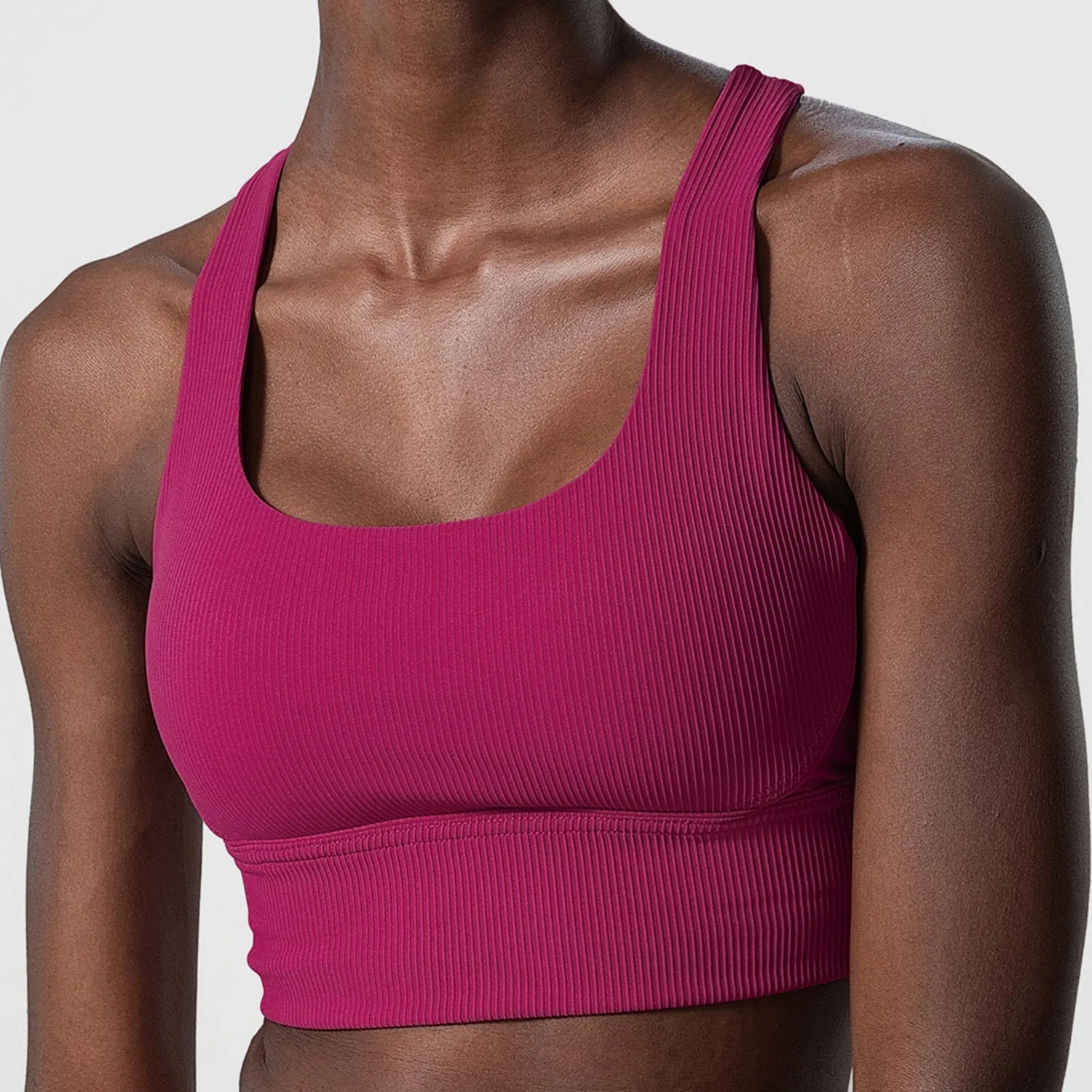 Fan Round Oxygen Cup Camisole Sports Bra