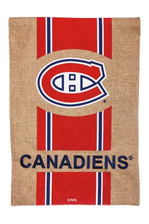 Flag, Burlap, Gar, Montreal Canadiens,14b4364