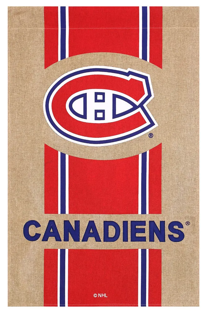 Flag, Burlap, Reg, Montreal Canadiens,13b4364
