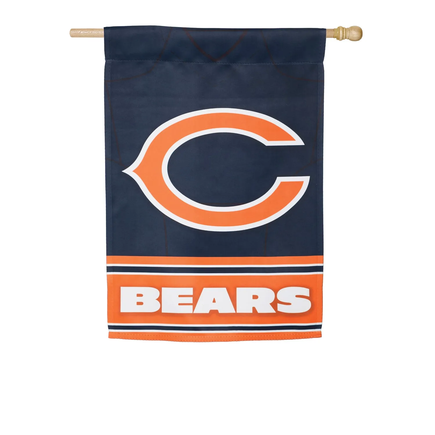 Flag, DS Suede, Foil, Reg, Jersey, Chicago Bears,13s3805blj