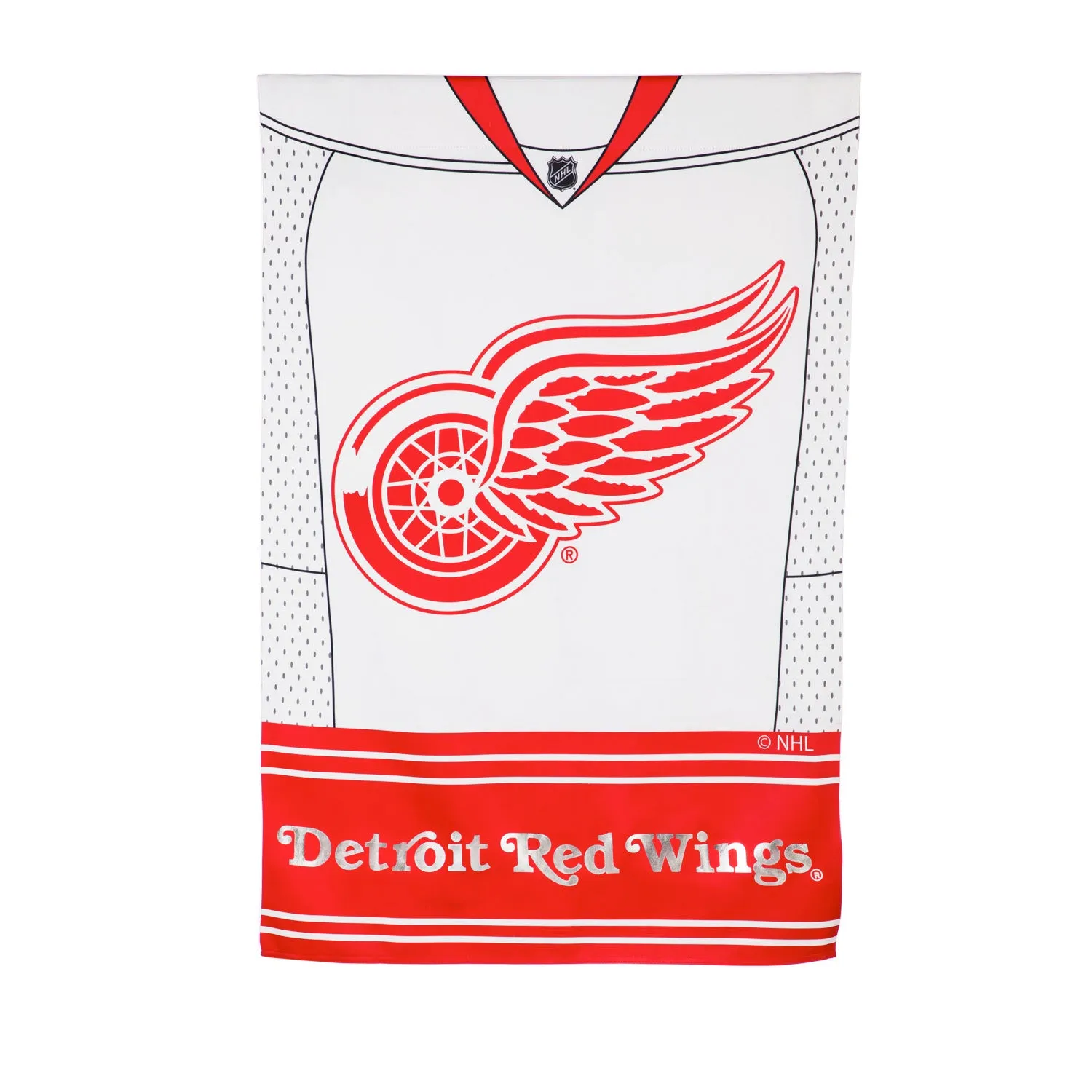 Flag, DS Suede, Foil, Reg, Jersey, Detroit Red Wings,13s4359blj