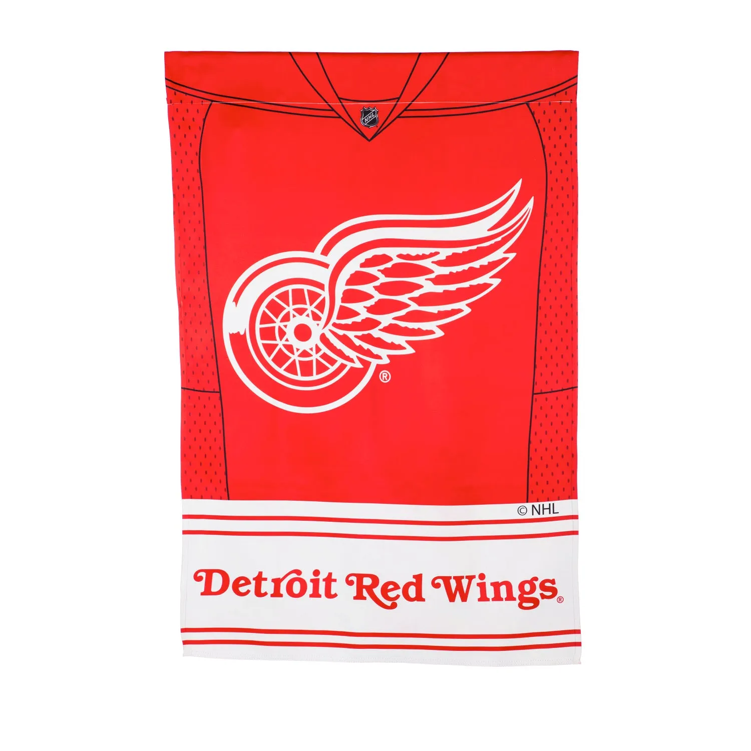 Flag, DS Suede, Foil, Reg, Jersey, Detroit Red Wings,13s4359blj