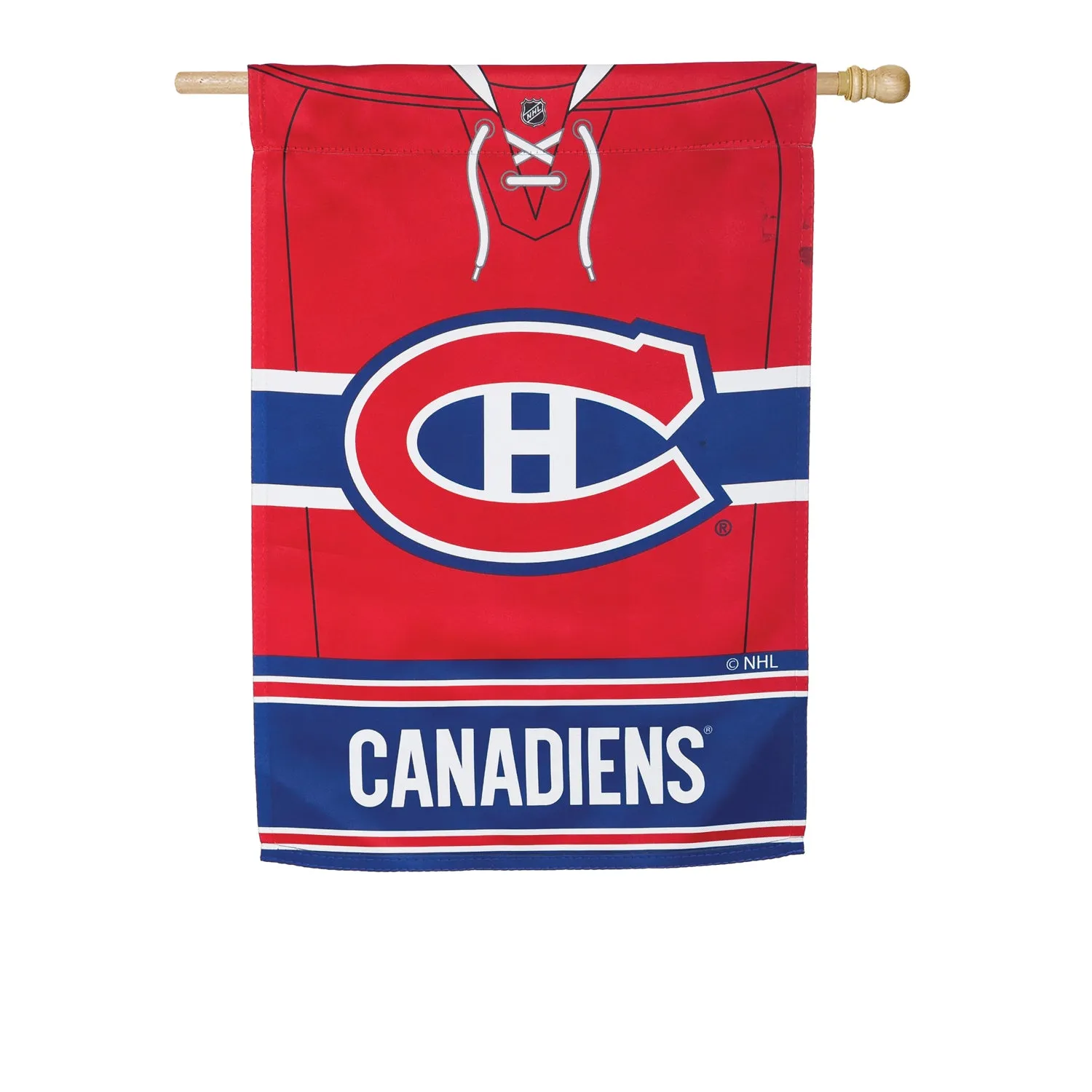 Flag, DS Suede, Foil, Reg, Jersey, Montreal Canadiens,13s4364blj