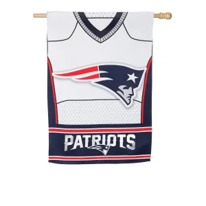 Flag, DS Suede, Foil, Reg, Jersey, New England Patriots,13s3818blj