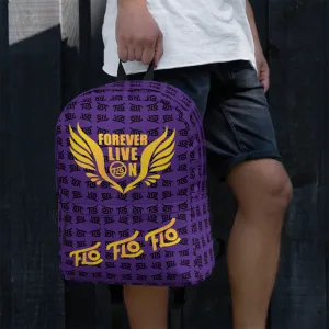 FLO Wings Backpack (Purple, Black & Gold Edition)