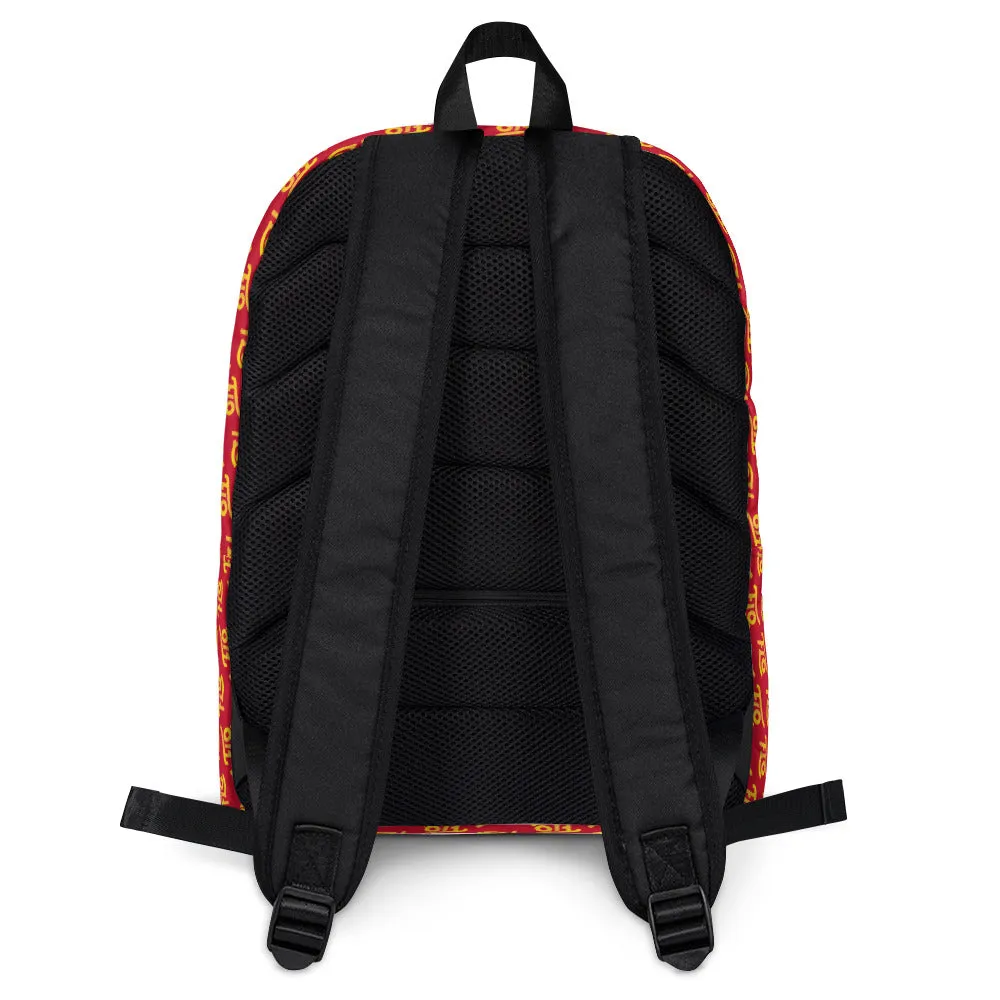 FLO Wings Backpack (Red, Black & Gold Edition)