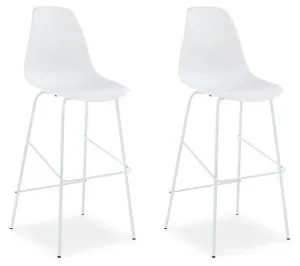 Forestead White Bar Height Bar Stool
