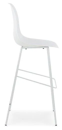 Forestead White Bar Height Bar Stool