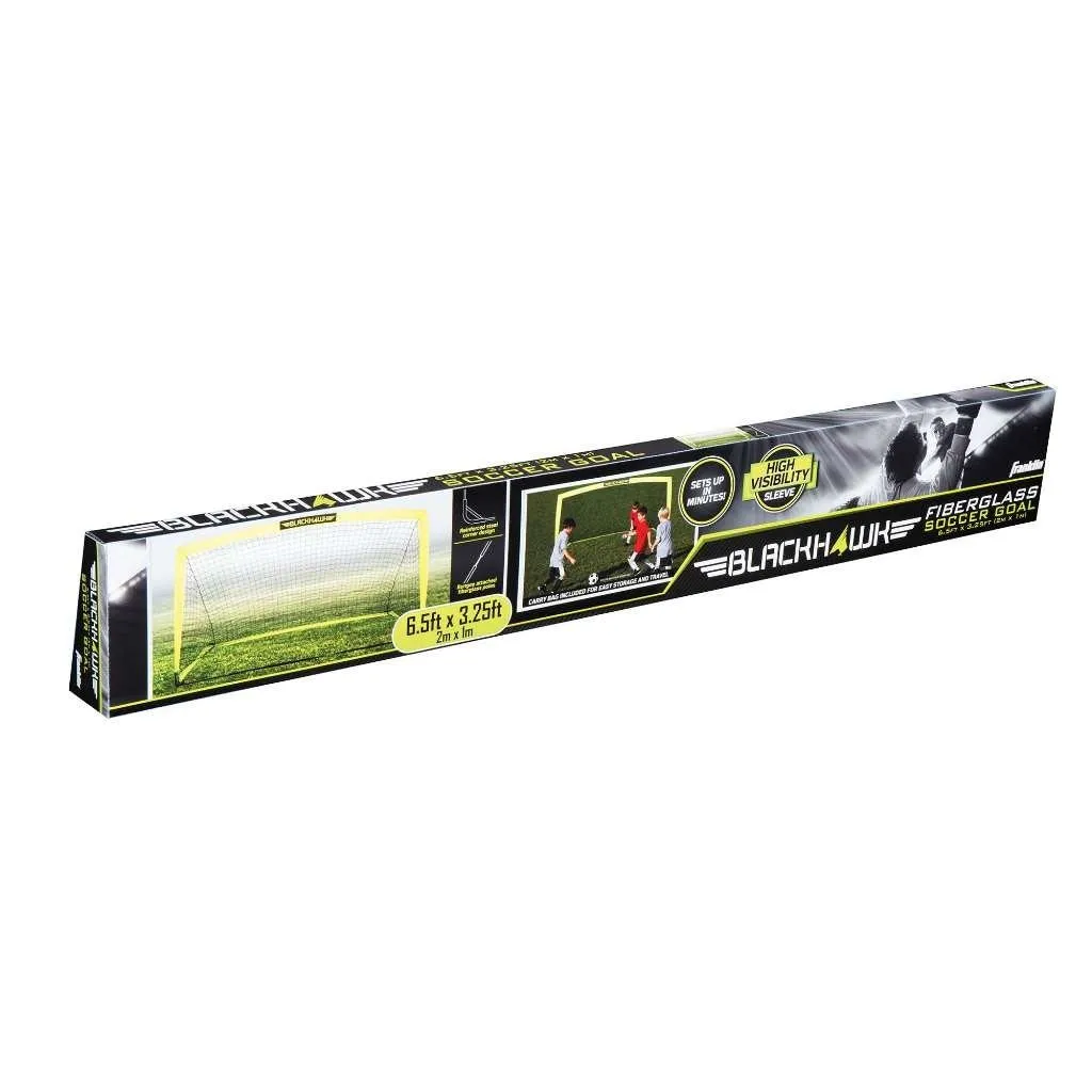 Franklin Sports Blackhawk Backyard Soccer Goal - Portable Kids Soccer Net - Pop