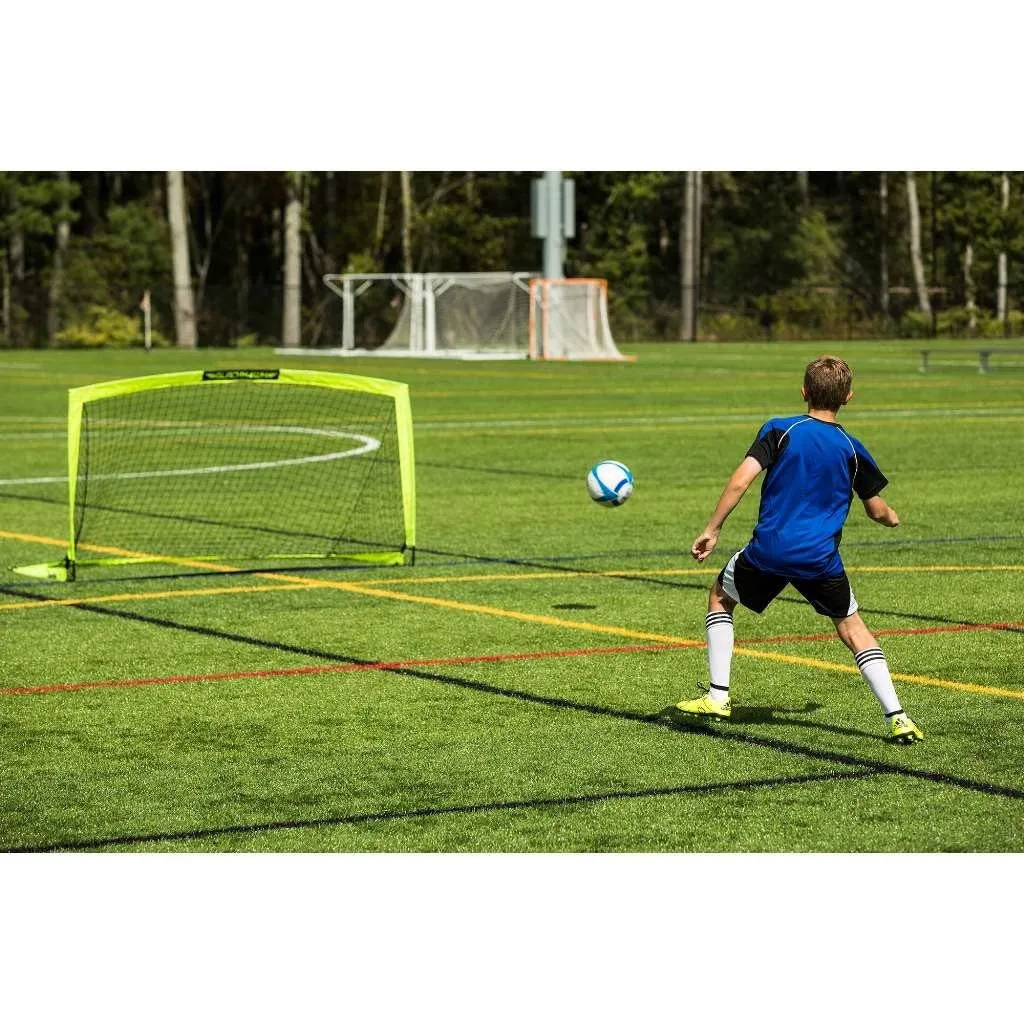 Franklin Sports Blackhawk Backyard Soccer Goal - Portable Kids Soccer Net - Pop