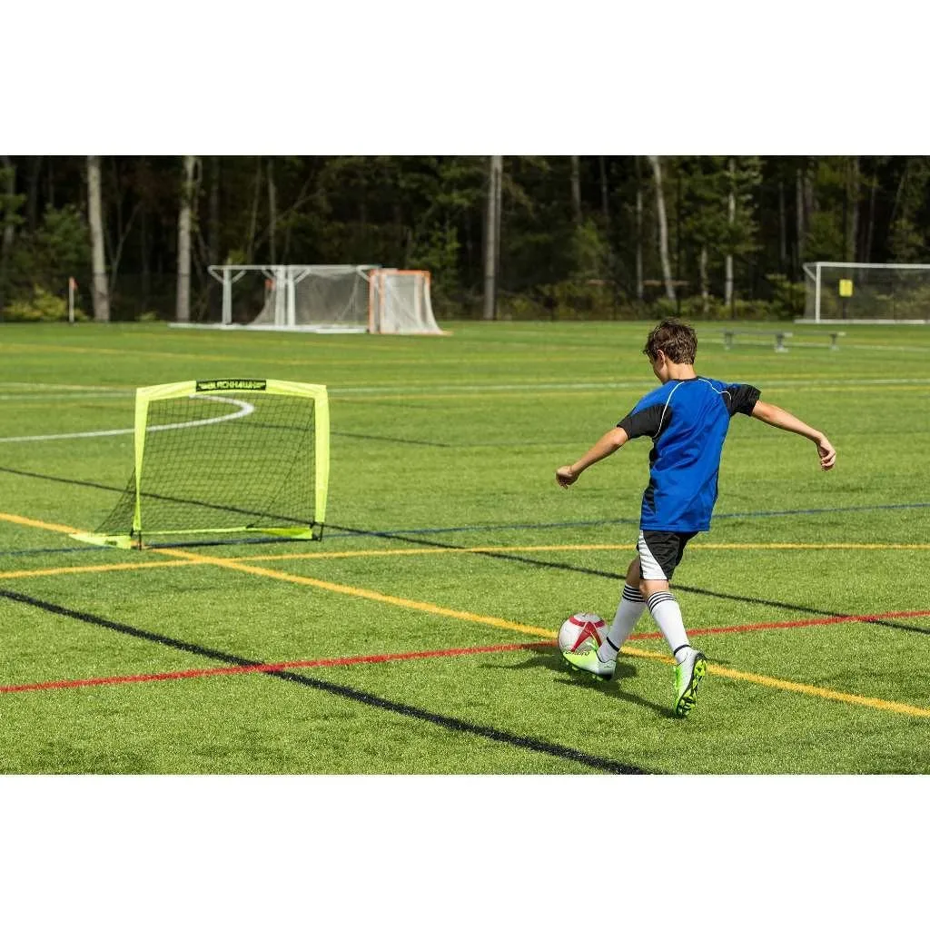 Franklin Sports Blackhawk Backyard Soccer Goal - Portable Kids Soccer Net - Pop
