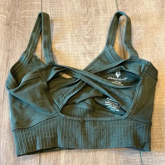 Free People Good Karma Scoop Neck Bra XS/S