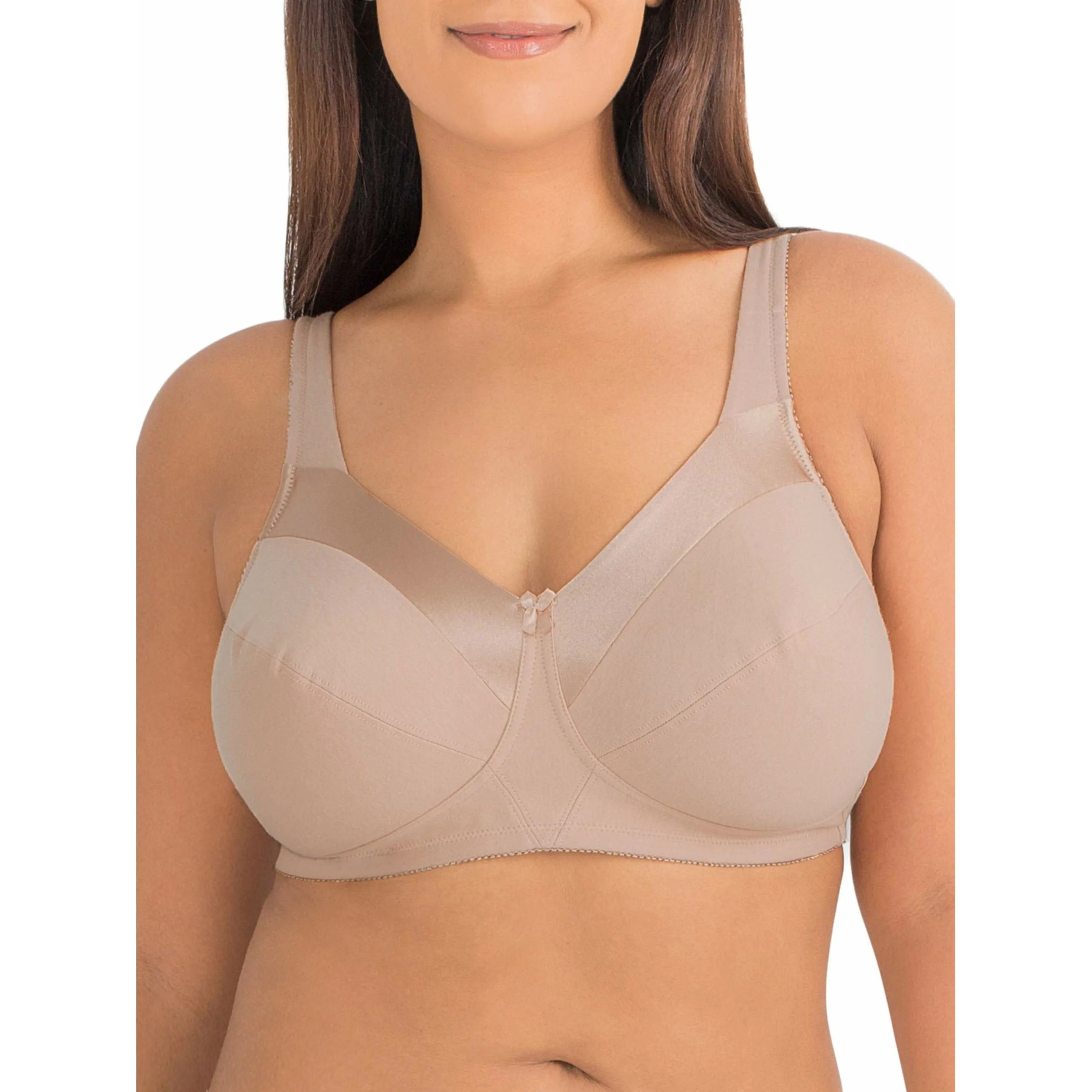 Fruit of the Loom Women's Seamed Soft Cup Wirefree Bra