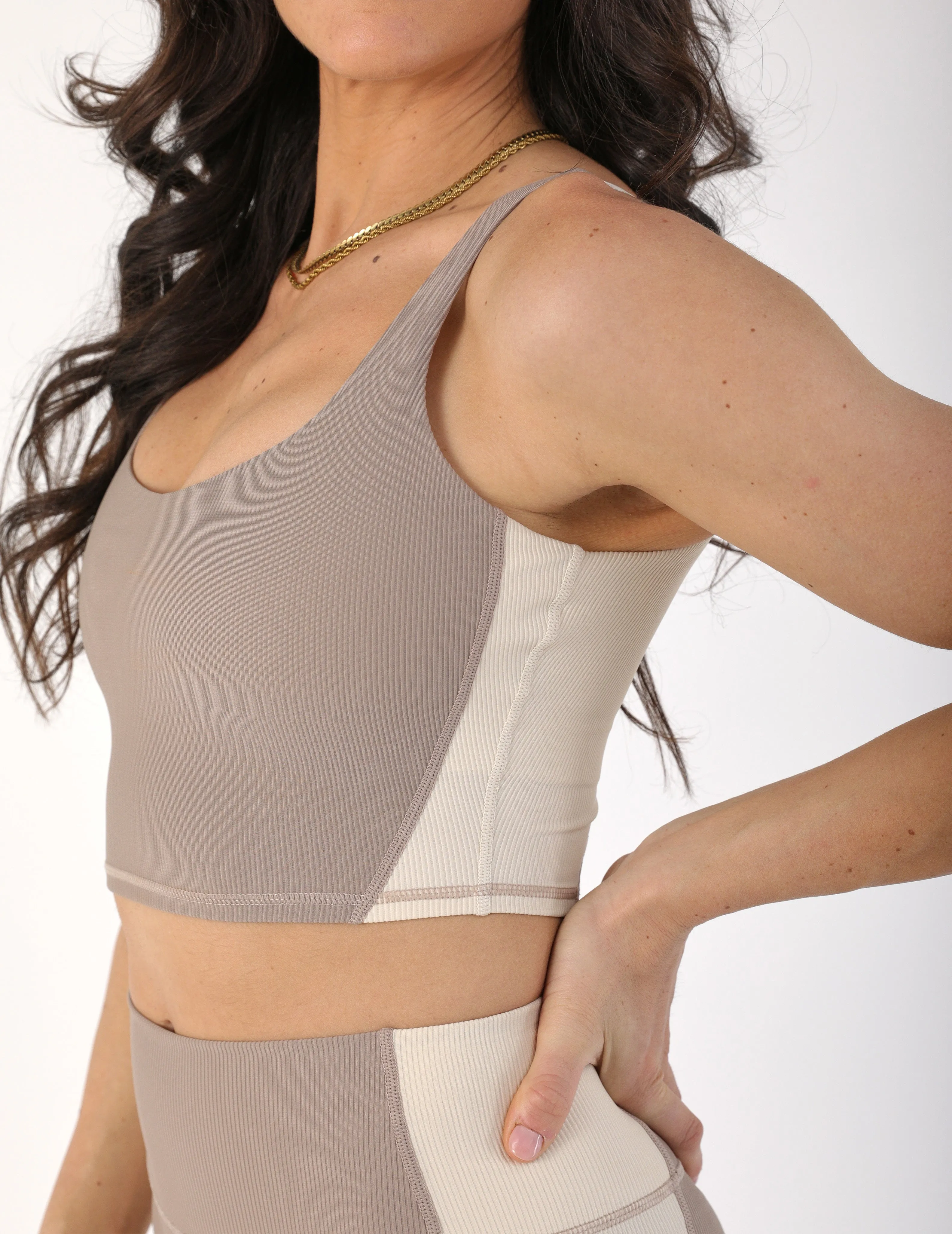 Fusion Bra: Latte/Oatmilk