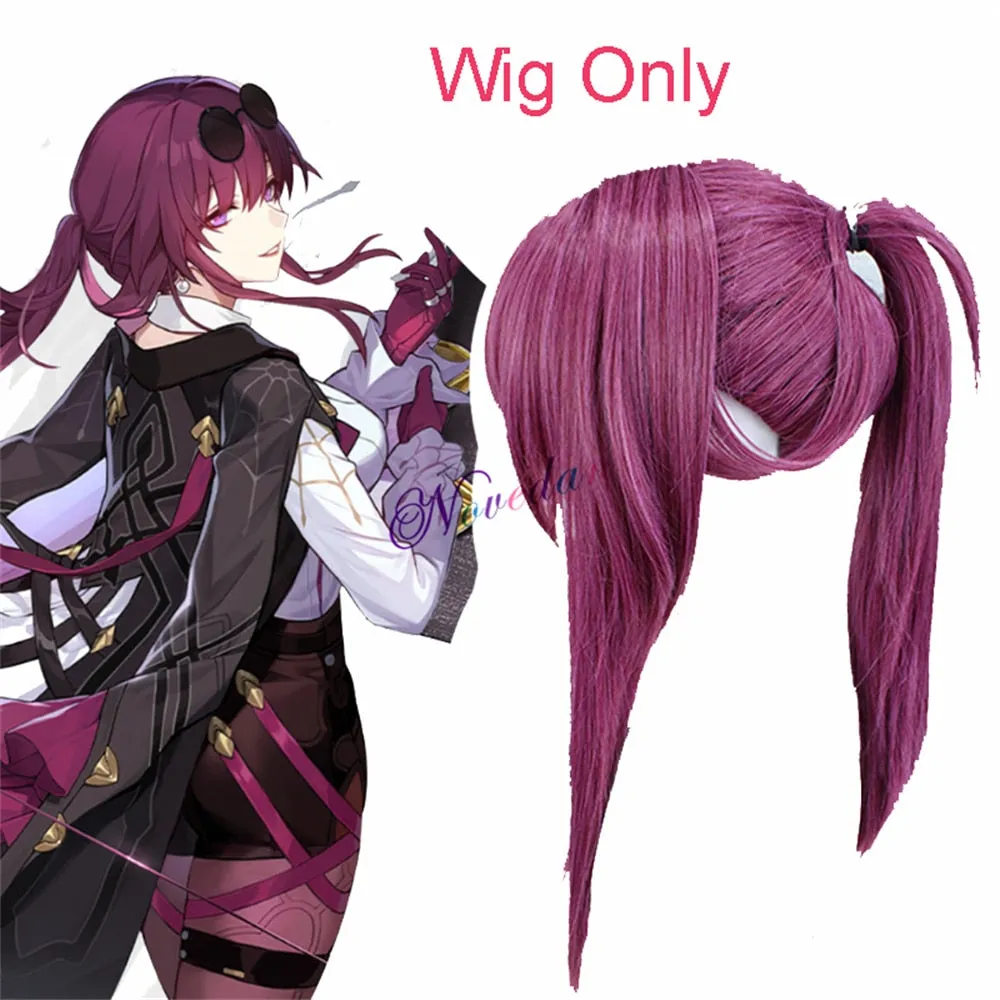 Game Honkai Star Rail Cosplay Kafka Wig Hair Shoes Harness Plus Size Cosplay Costume Uniform Male Female Halloween Party Outfit