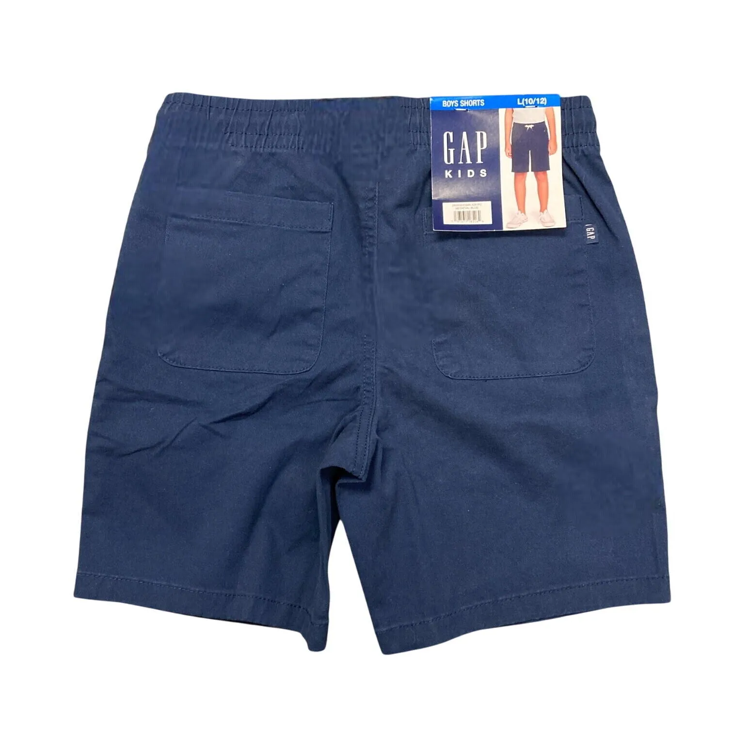 Gap Boys Elastic Waistband Front & Back Pockets Stretch Soft Twill Shorts