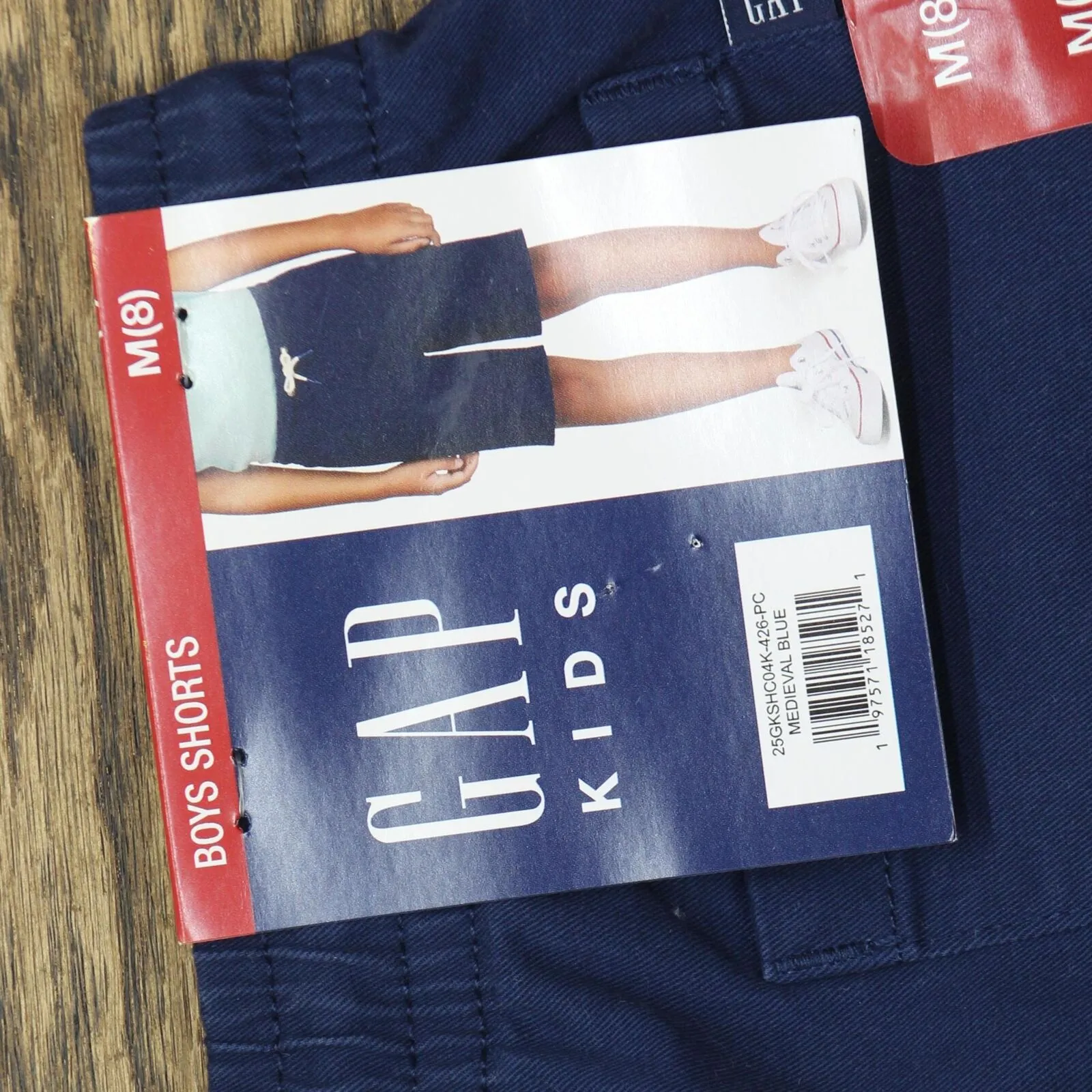 Gap Boys Elastic Waistband Front & Back Pockets Stretch Soft Twill Shorts
