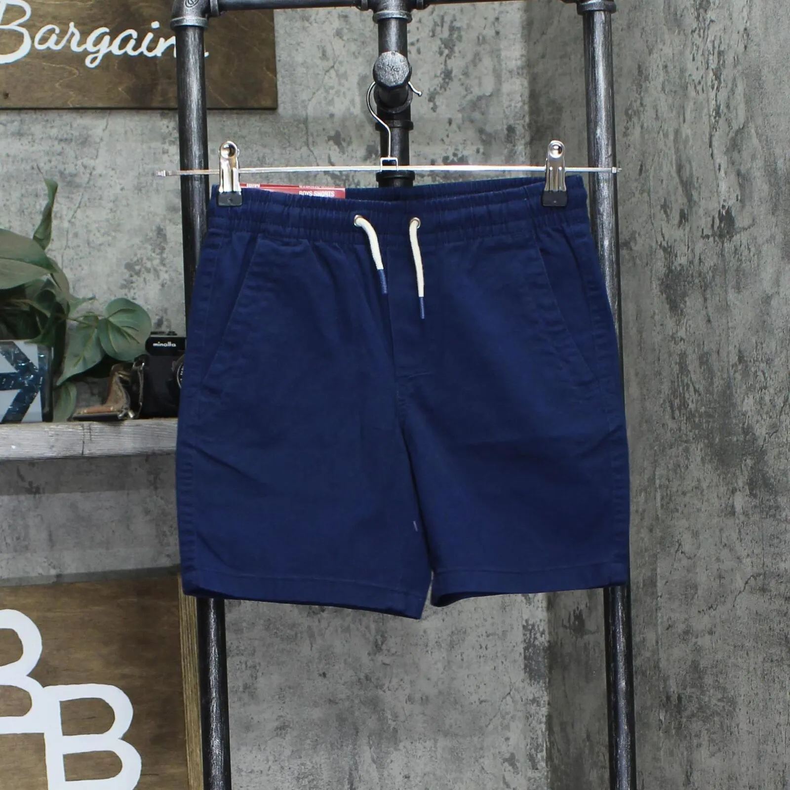 Gap Boys Elastic Waistband Front & Back Pockets Stretch Soft Twill Shorts