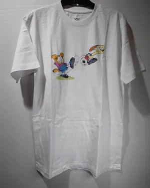 Garfield & Odie White Soccer T shirt