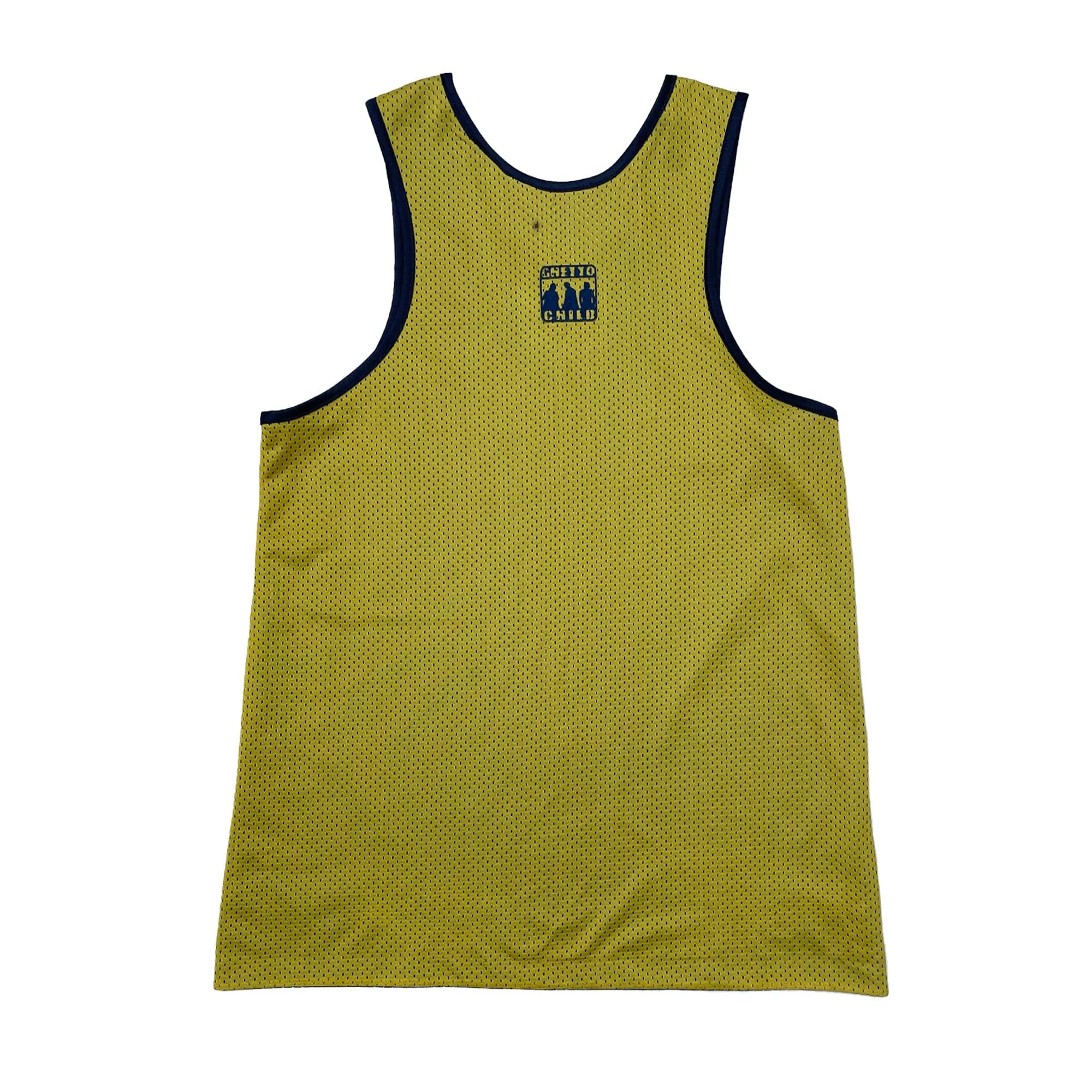 Ghetto Child 'Reversible' Basketball Jersey (Blue/Yellow) VINTAGE 90s