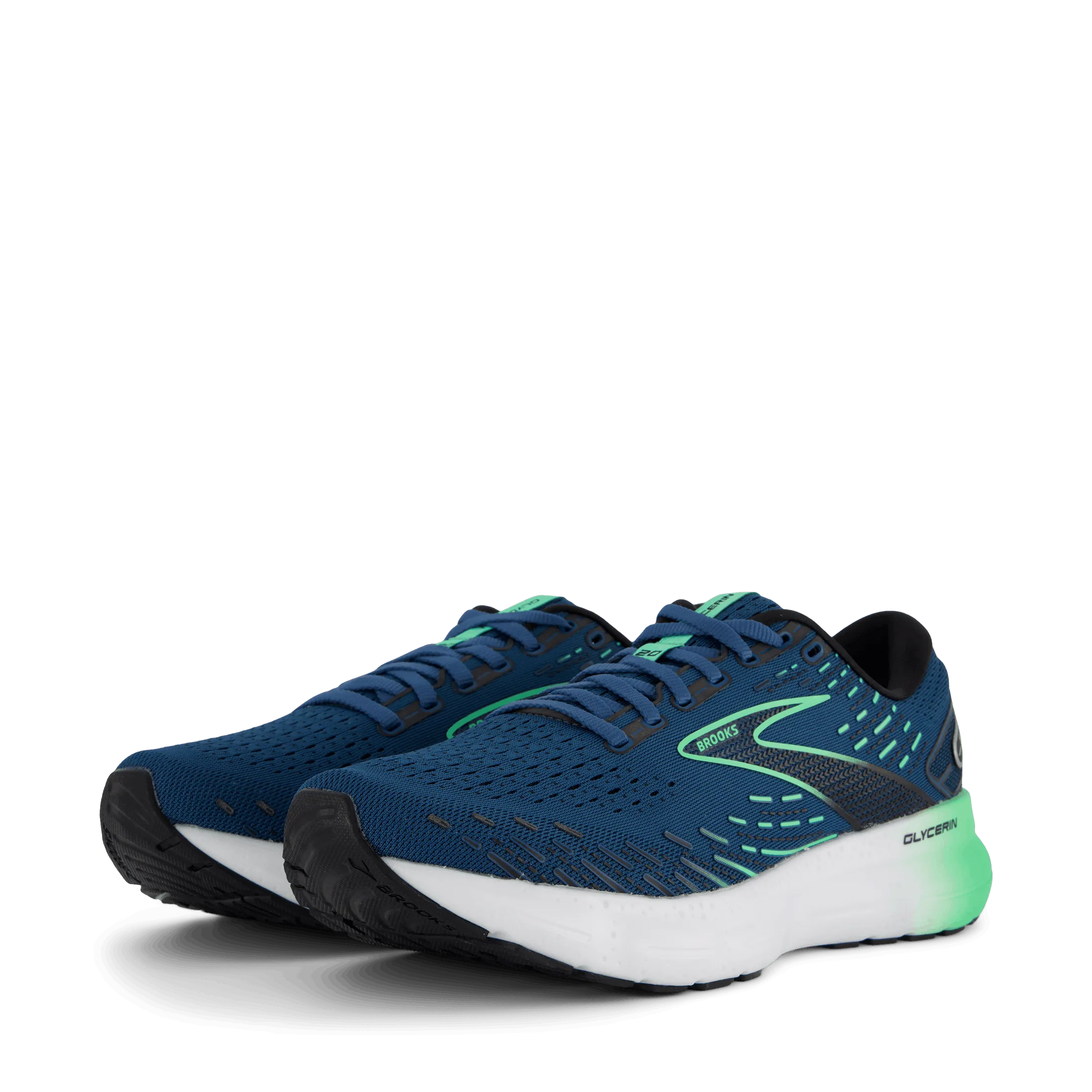 Glycerin 20 Moroccan Blue/black/spring Bud