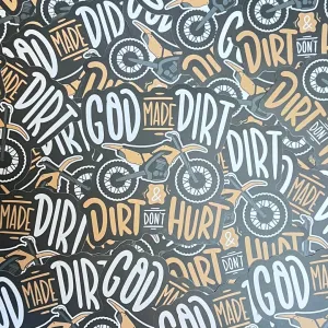 God Made Dirt & Dirt Don't Hurt Sticker