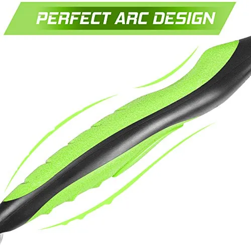 Golf Club Brush and Golf Club Groove Cleaner 2 in 1, 2ft Retractable Zip-line Metal Buckle and Retractable Sharp Pick, Multifunctional Brush Head with Nylon and Wire Bristles(Black and Green Upgraded