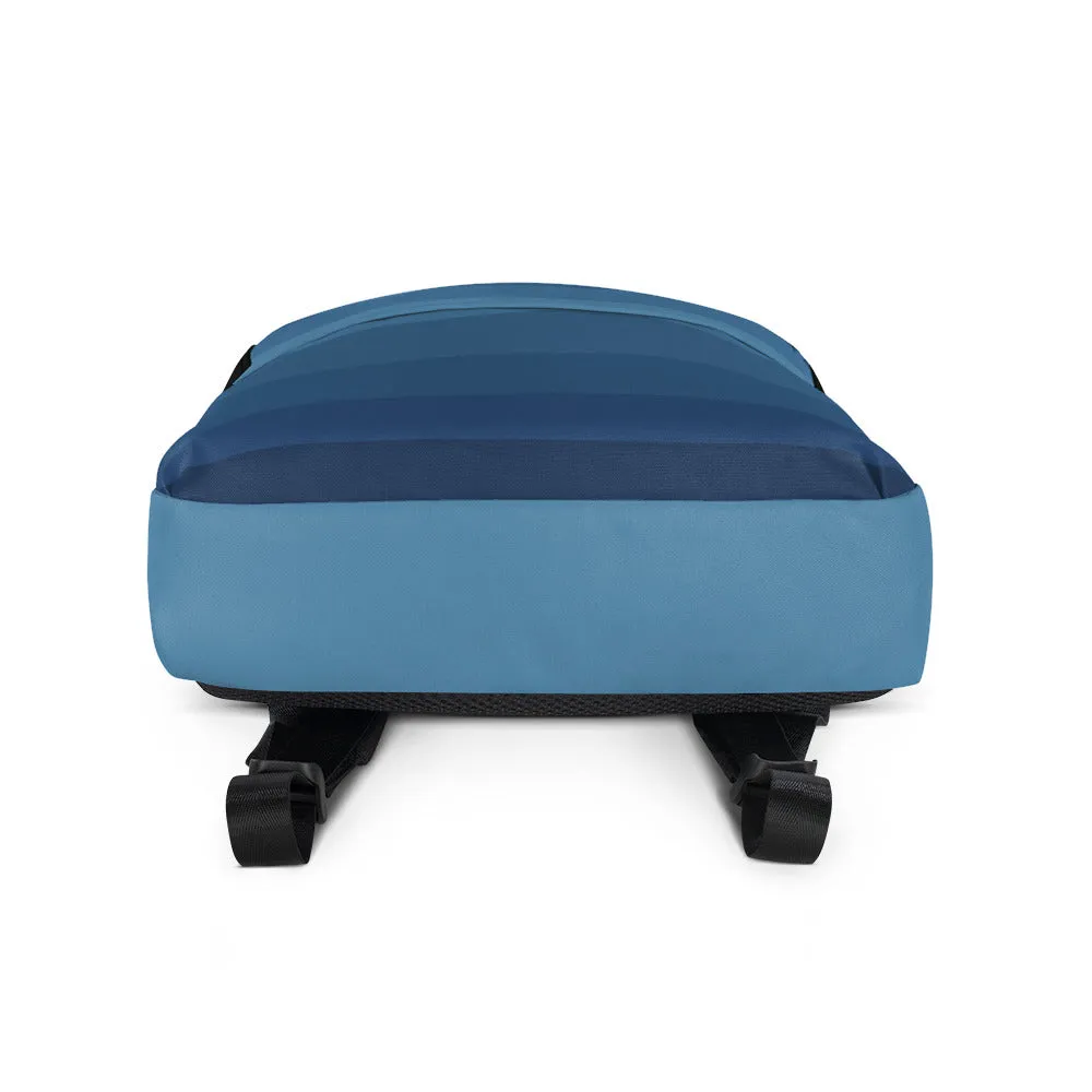 Gradient Blue - Sustainably Made Backpack